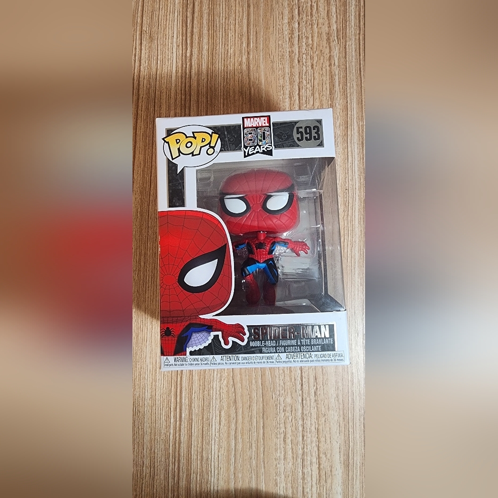 Funko Pop Spider Man 593 Marvel 80 years